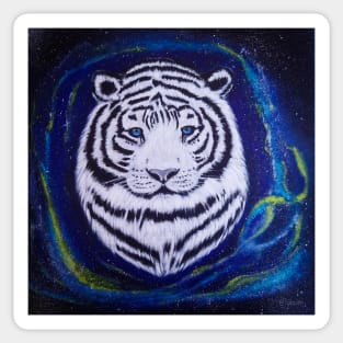 White Tiger Sticker